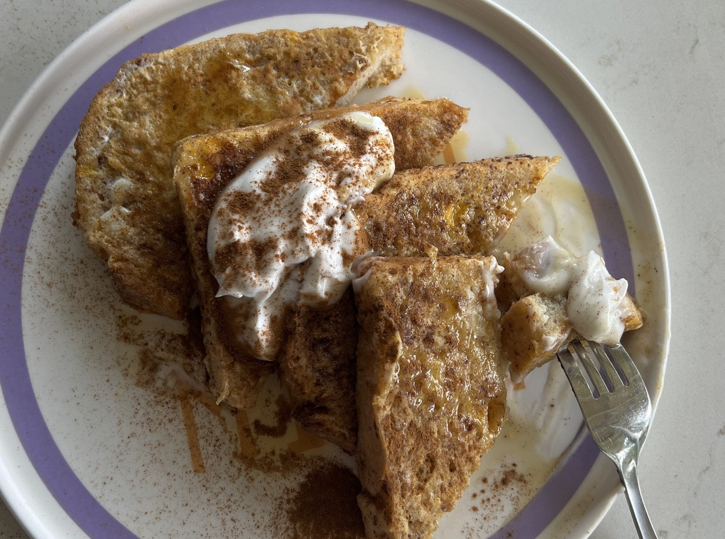 Pumpkin-Spiced French Toast